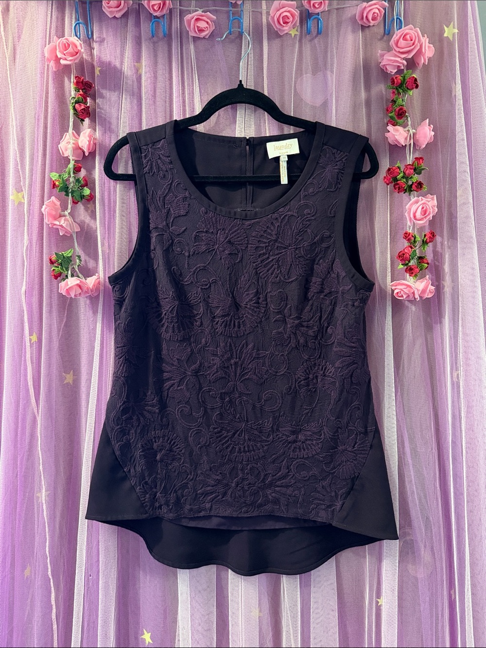 Woman’s embroidered front blouse